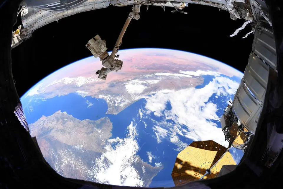 tierra desde la Estación Espacial Internacional